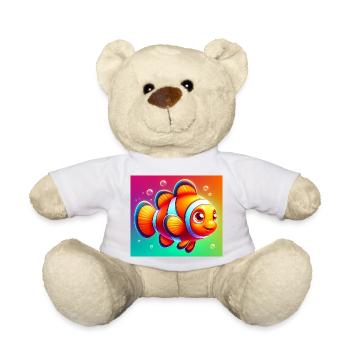 Poisson-clown - Nounours - blanc - Devant
