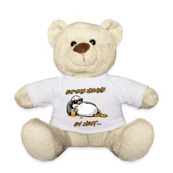 Urlaubsmöwe Ich hab Urlaub. Du nicht - Teddy - Weiß - Vorne