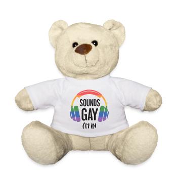 LGBT-Pride-Monat – Klingt schwul, ich bin dabei. - Teddy - Weiß - Vorne