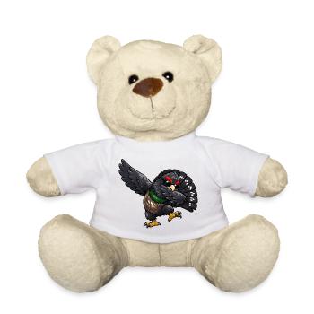 Dabbing Auerhahn - Teddy - Weiß - Vorne