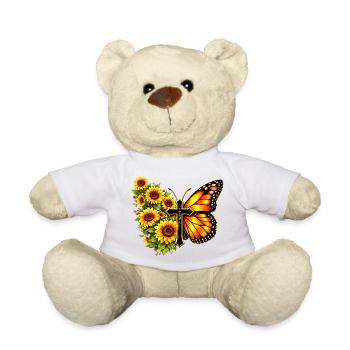 Positivité chrétienne du tournesol Religion de Dieu - Nounours - blanc - Devant