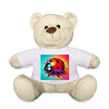 Marienkäfer - Teddy - Weiß - Vorne