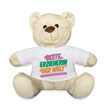 Beste Erzieherin der Welt - Teddy - Weiß - Vorne