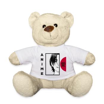 Anime Lover BLACK - Teddy Bear - white - Front