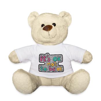 C’est normal, pas aller bien - Nounours - blanc - Devant