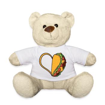 Taco Heart Love - Teddy - Weiß - Vorne