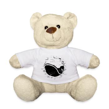 Tennisball Zeichnung - Teddy - Weiß - Vorne
