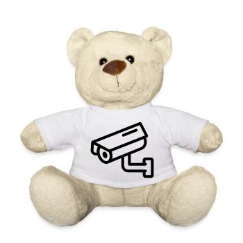 Surveillance camera - Teddy Bear - white - Front