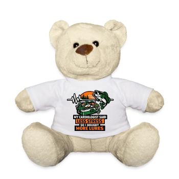 Mehr Köder Weniger Stress - Teddy - Weiß - Vorne
