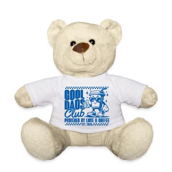 Cool Dads Club - Dad 2026 Father's Day Gift - Teddy Bear - white - Front