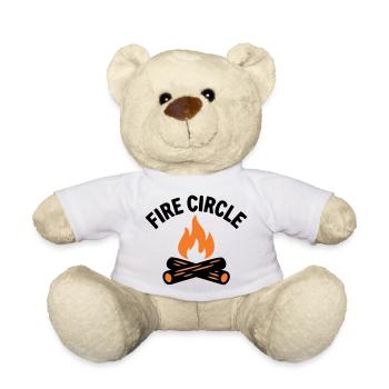Scout Boy Scout Camping au Feu de Camp - Nounours - blanc - Devant