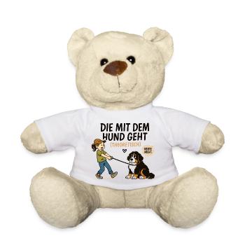 Berner Sennenhund Spruch Hundehalterin Humor - Teddy - Weiß - Vorne