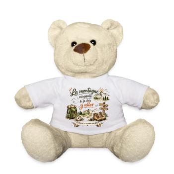 Aventure Montagne Liberté et Randonnée - Nounours - blanc - Devant
