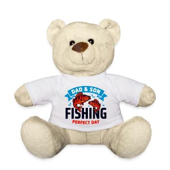Pêche au fils du père - Nounours - blanc - Devant