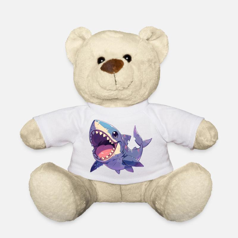 Sharks Shark - Teddy Bear - white