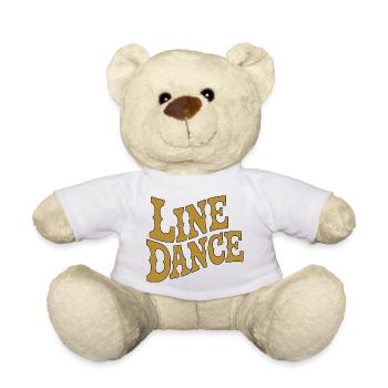 Line Dance Vibes - Teddy Bear - white - Front