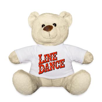 Line Dance Vibes - Teddy Bear - white - Front