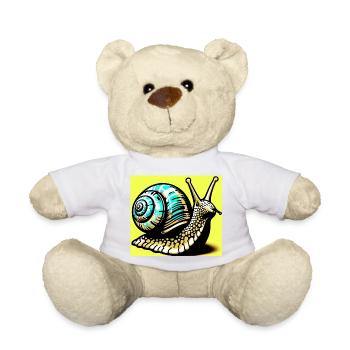 Schnecke - Teddy - Weiß - Vorne