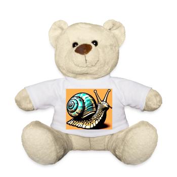 Escargot - Nounours - blanc - Devant