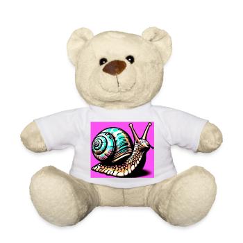 Escargot - Nounours - blanc - Devant