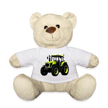Traktor – Bauer - Teddy - Weiß - Vorne