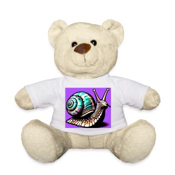 Escargot - Nounours - blanc - Devant