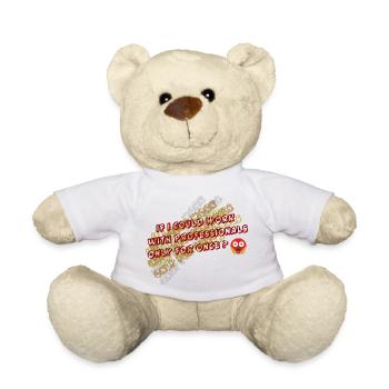 If_I_could - Teddy Bear - white - Front