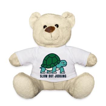 Langsam, aber Urteilend - Teddy - Weiß - Vorne