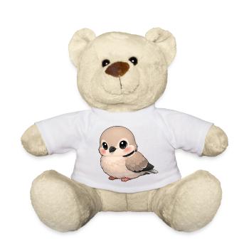 Türkentaube - Teddy - Weiß - Vorne