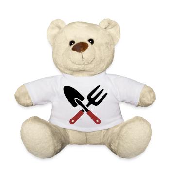 Gartenwerkzeug Schaufel Icon - Teddy - Weiß - Vorne