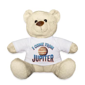 Je viens de Jupiter - Nounours - blanc - Devant