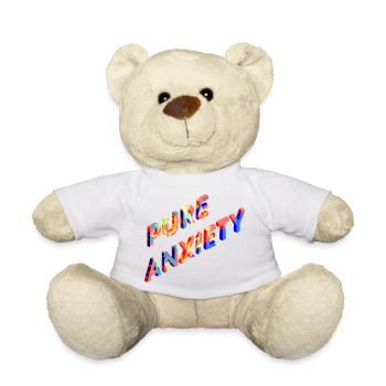 Punk Anxiety Neon-Splash - Teddy - Weiß - Vorne
