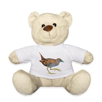 Baillon's Marouette - Teddy Bear - white - Front