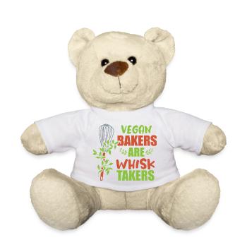 Cake Baking Pastry Chef Cake Baker - Teddy Bear - white - Front