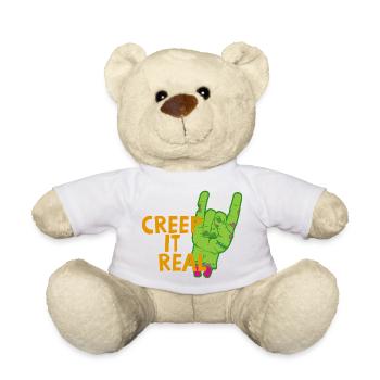 Zombiehand Metal-Horns Creep It Real - Teddy - Weiß - Vorne