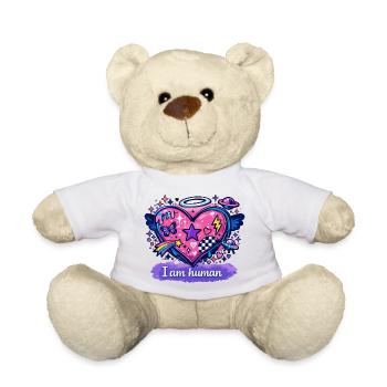 I am human - Teddy - Weiß - Vorne