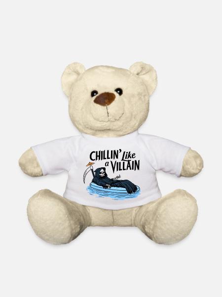 Chillig wie ein Villain - Teddy - Weiß