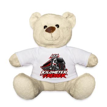 LKW Fohra - Kilometer Fresser, LKW Fahrer - Teddy - Weiß - Vorne