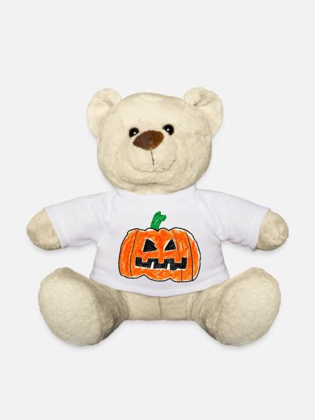 Süßer Jack O' Lantern – Halloween-Design - Teddy - Weiß