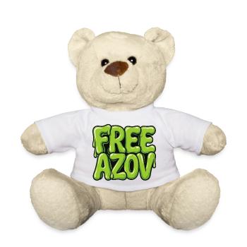 Free Azov – Graffiti - Teddy - Weiß - Vorne