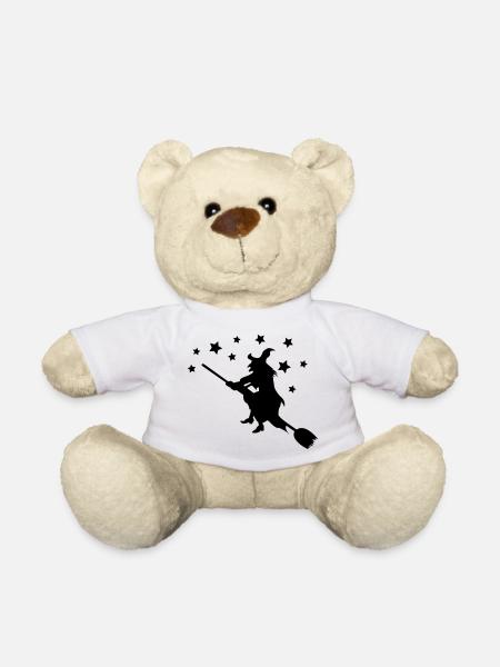 Hexe - Teddy - Weiß