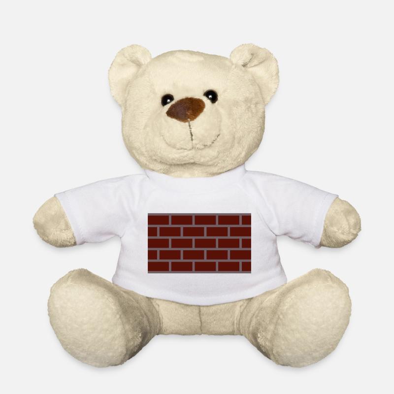 Mur mur maçon - Nounours - blanc