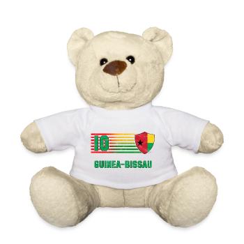 Équipe de Guinée-Bissau de football - Nounours - blanc - Devant
