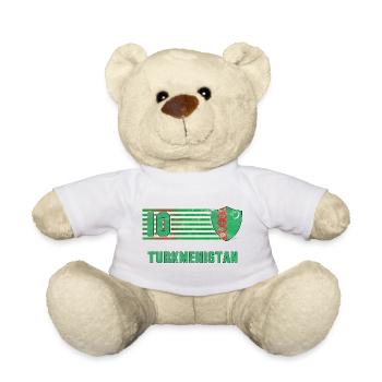 Équipe du Turkménistan de football - Nounours - blanc - Devant