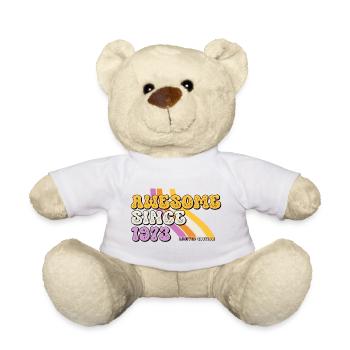 Great since 1973 - Retro Vintage Birthday - Teddy Bear - white - Front
