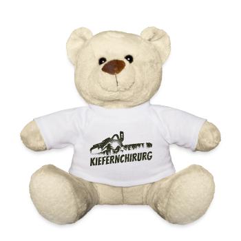 Kiefernchirurg - Holz machen - Kettensäge Wald - Teddy - Weiß - Vorne