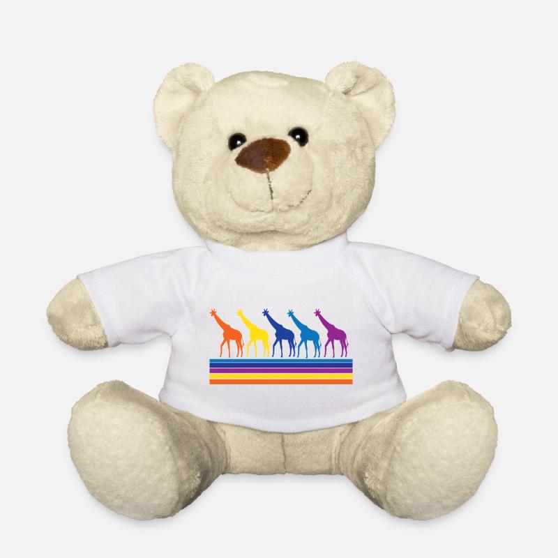 giraffe - Teddy Bear - white