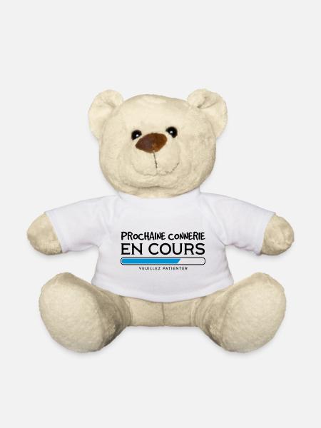 connerie en cours - Nounours - blanc