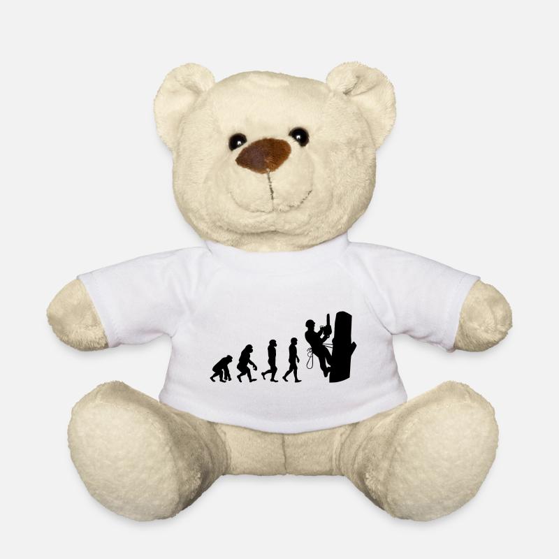 Arboriculteur Grimpeur Escalade Tondeuse Evolution - Nounours - blanc