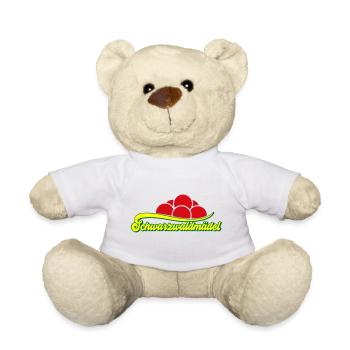 Farben änderbar | Schwarzwaldmädel - Teddy - Weiß - Vorne
